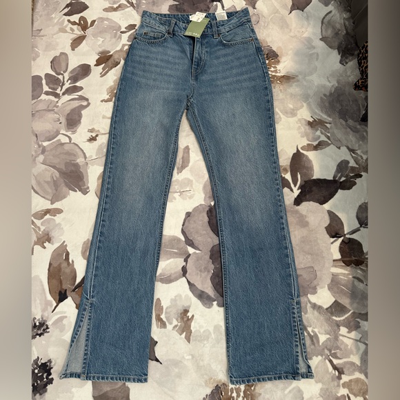 H&M Flared jeans with slit - Size 4 - Picture 1 of 3